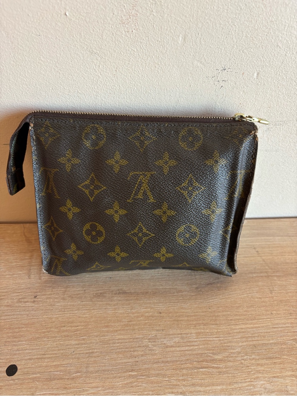 Authentic Louis Vuitton monogram clutch toiletry